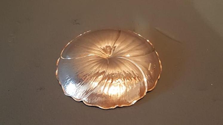 Silver and Enamel Anemone Pin Dish  - Image 2