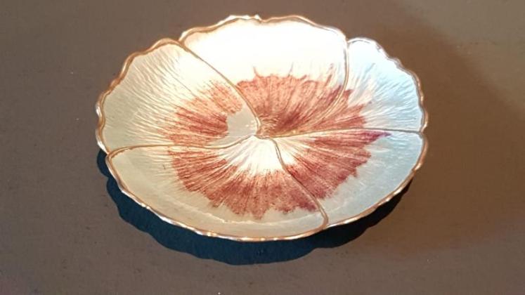Silver and Enamel Anemone Pin Dish  - Image 7