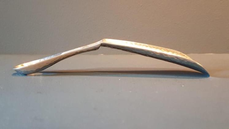 Planished Edinburgh Silver Shoe Horn - Image 4