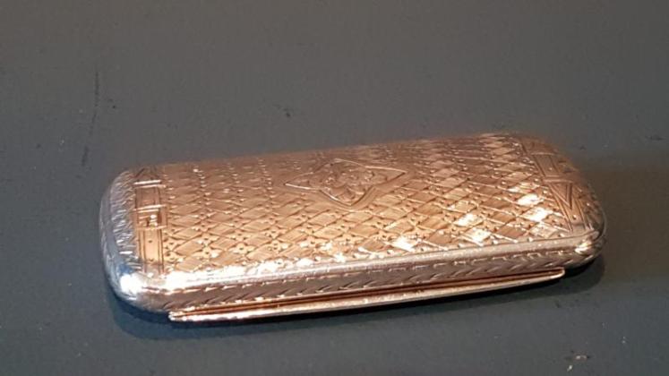 Engraved Silver Pocket Snuff - Image 2