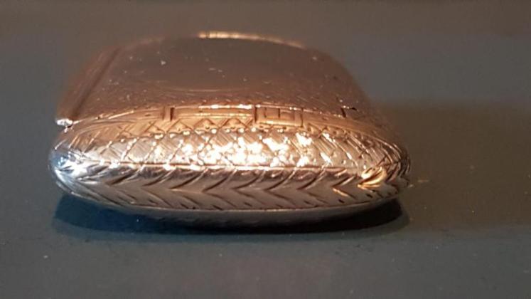 Engraved Silver Pocket Snuff - Image 6