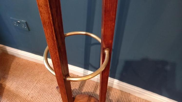 Antique Revolving Coat & Hat Hallstand - Image 3