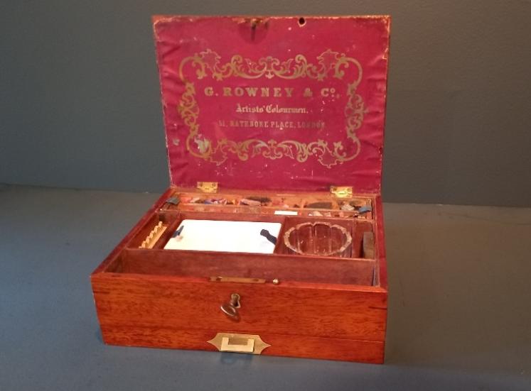 Victorian Mahogany Rowney of London Artist's Box - Image 1