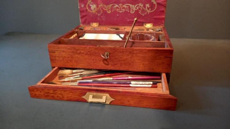 Victorian Mahogany Rowney of London Artist's Box - Image 2