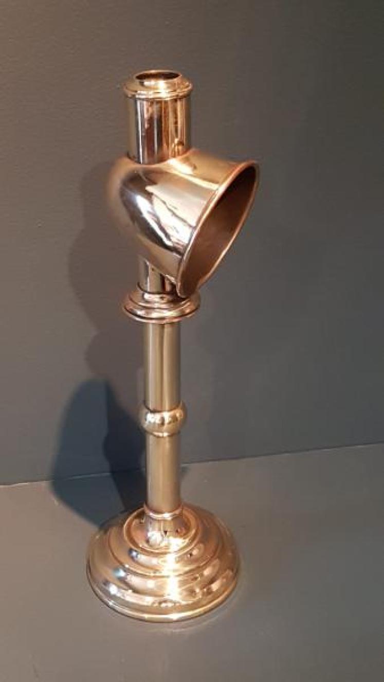 Victorian Brass Student Lamp - Image 4