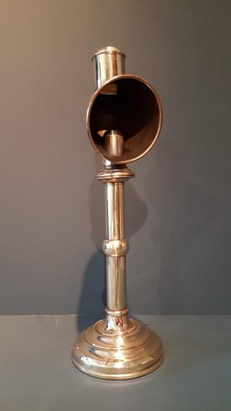 Victorian Brass Student Lamp - Image 5