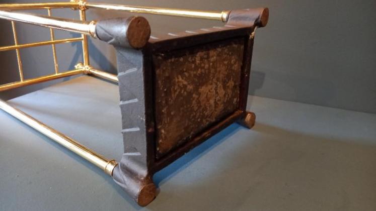 Antique Cast Brass Six Section Stick Stand - Image 7