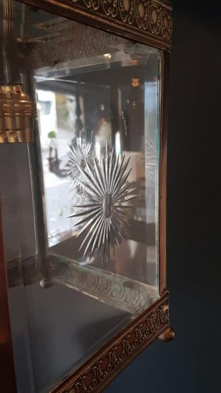 Edwardian Brass Framed Lantern - Image 4