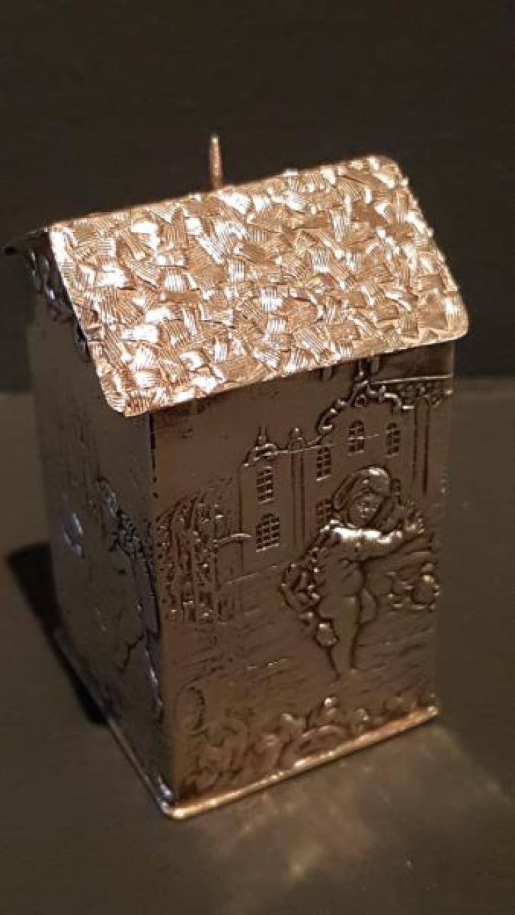 Unusual Victorian Silver Sentry Box - Image 4