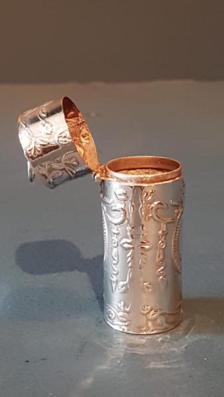 Edwardian Silver Tooth Pick Holder - Image 2