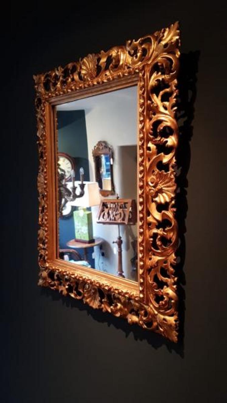 Victorian Timber Gilt Mirror - Image 4