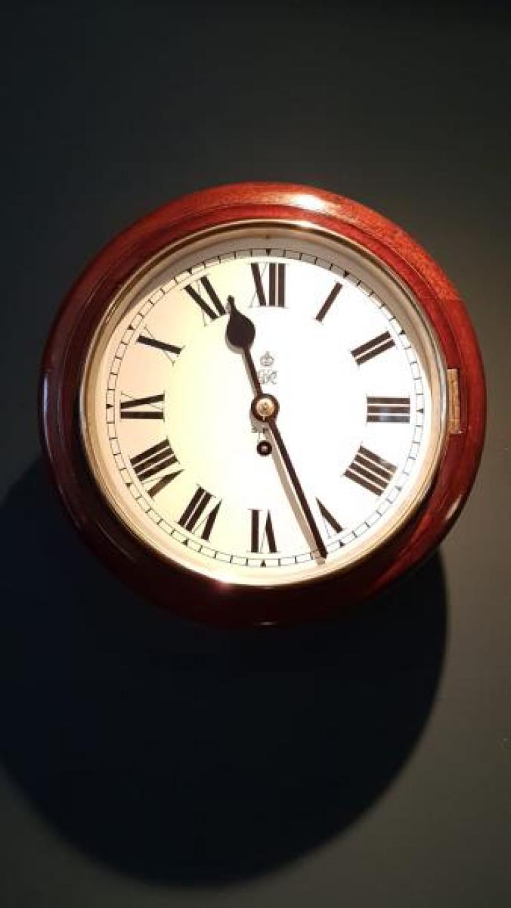 Original G.P.O 10" Fusee Dial Wall Clock - Image 1