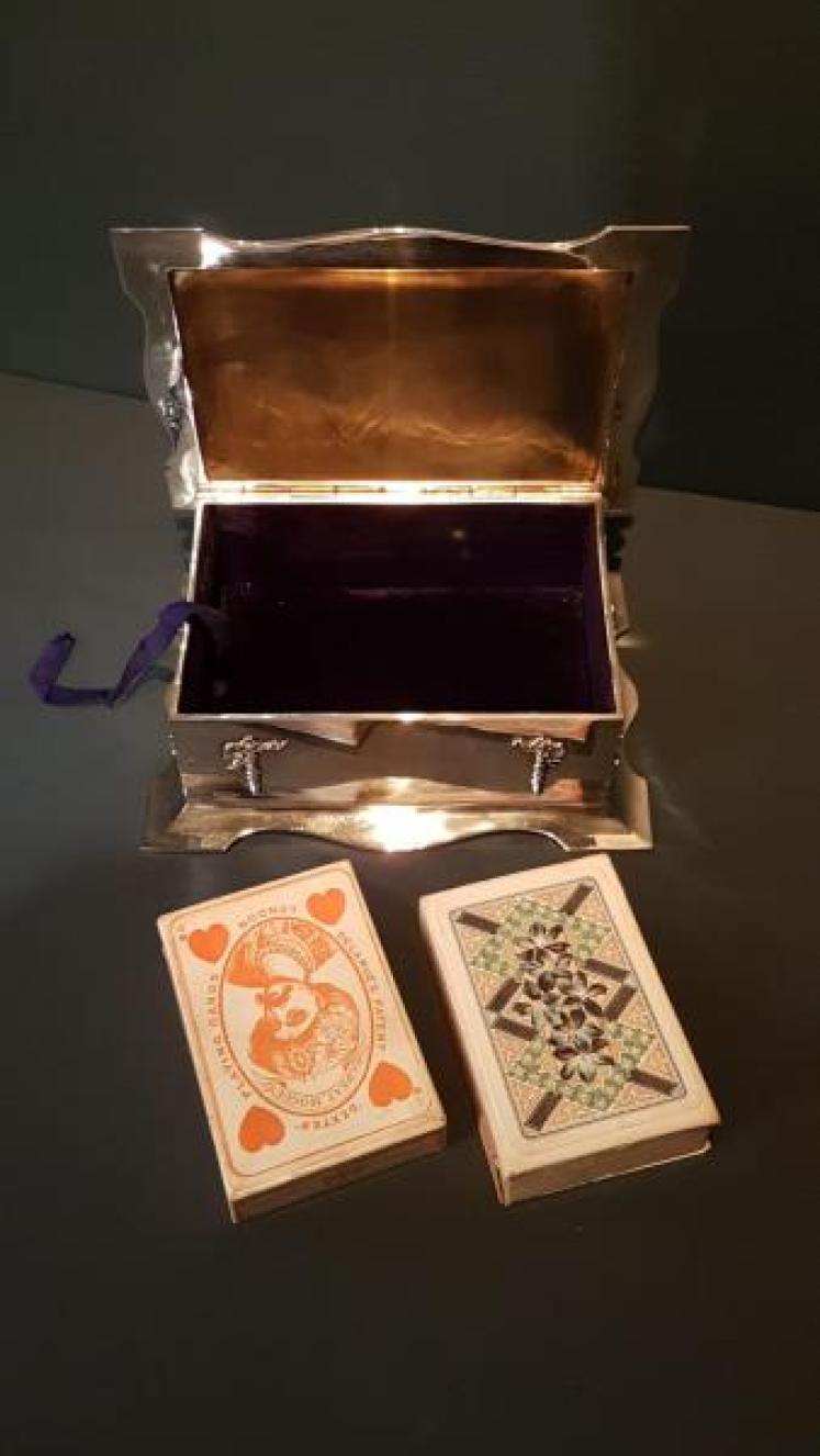 Edwardian Silver Card Box - Image 3