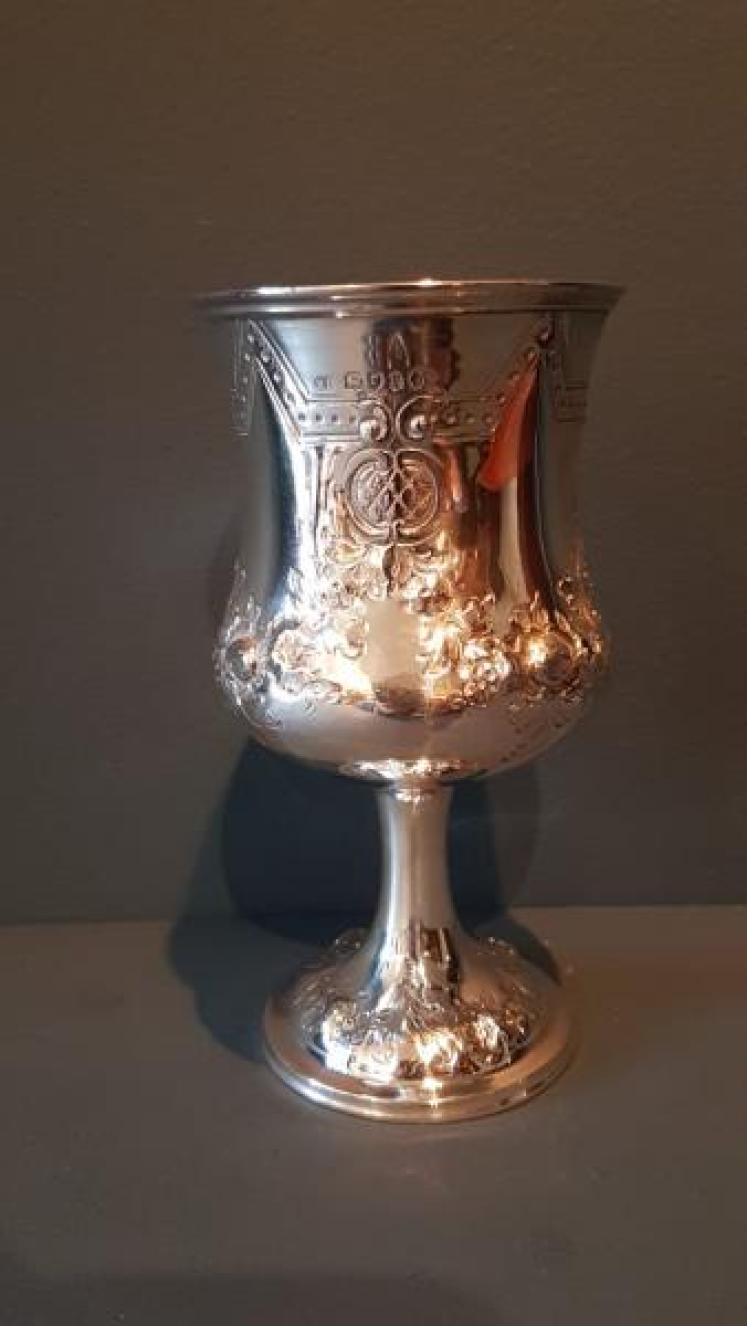Fine Quality Early Victorian Silver Goblet - Image 2