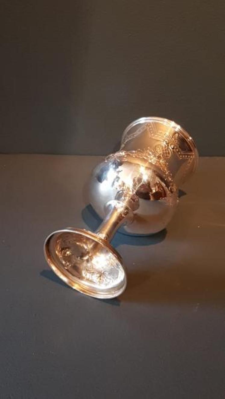 Fine Quality Early Victorian Silver Goblet - Image 3