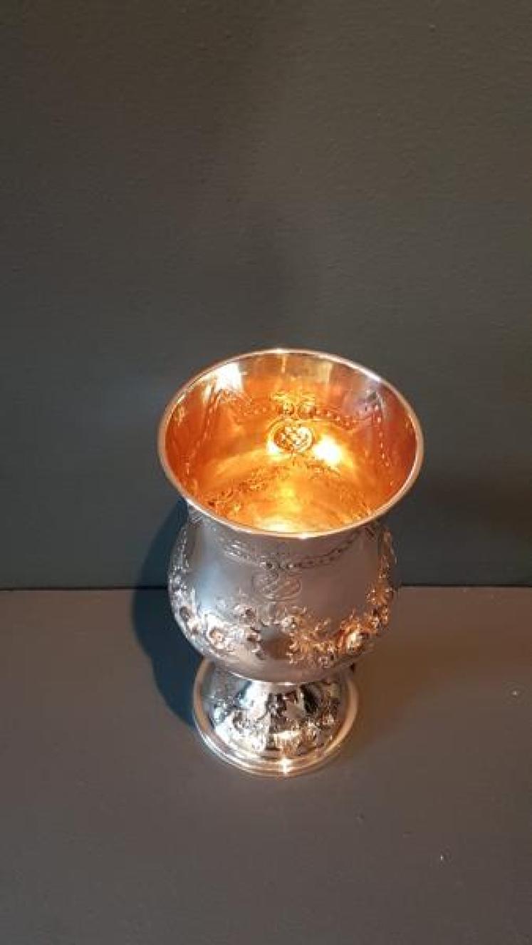 Fine Quality Early Victorian Silver Goblet - Image 4