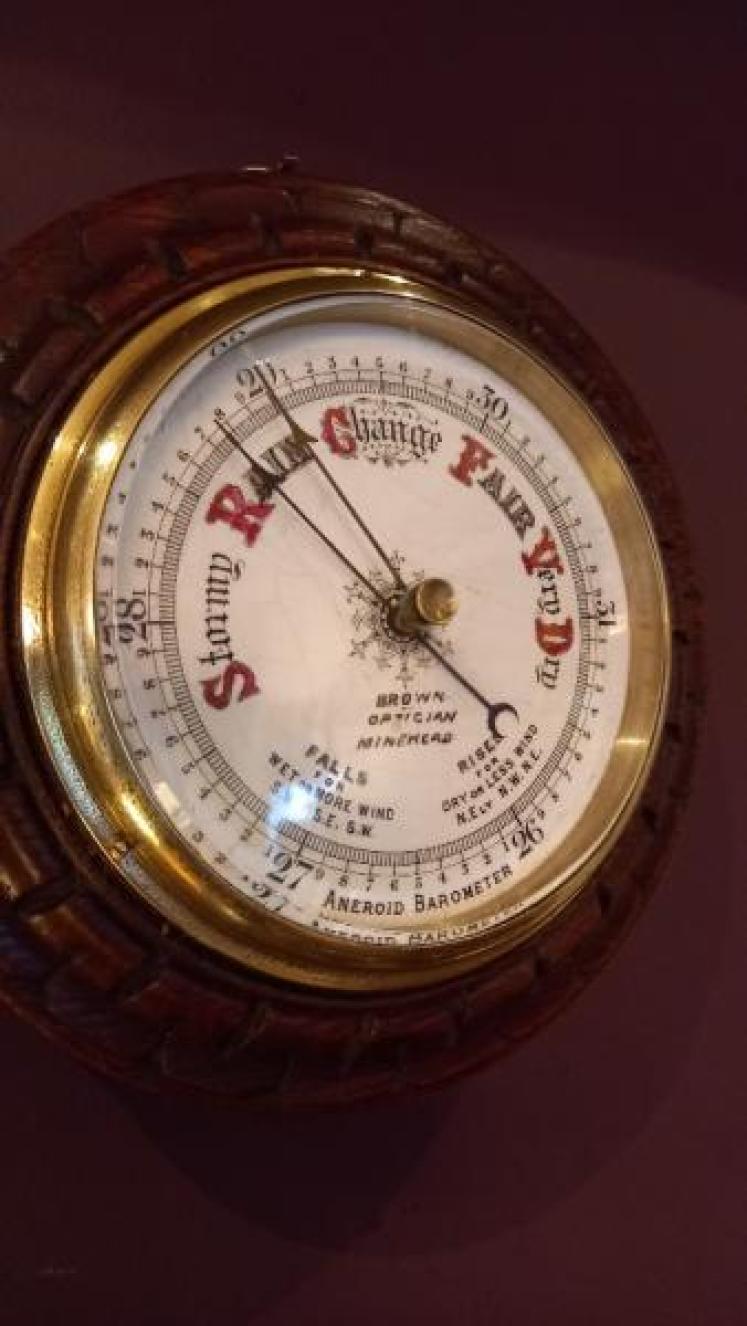 Victorian Porcelain Dial Minehead Barometer - Image 3