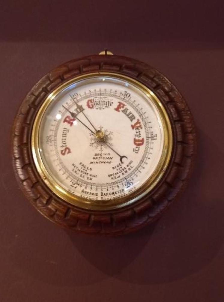 Victorian Porcelain Dial Minehead Barometer - Image 7