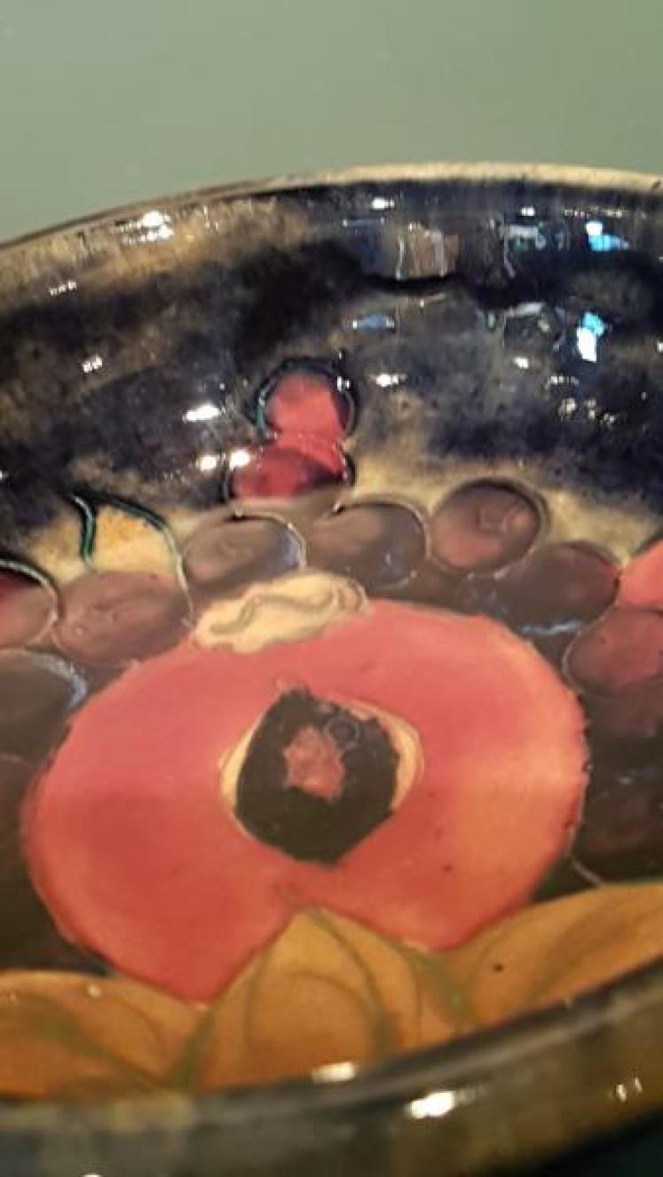Early Moorcroft Pomegranate Bowl - Image 3