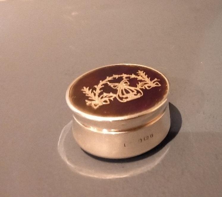 George V period Silver & Tortoiseshell Trinket Box - Image 2