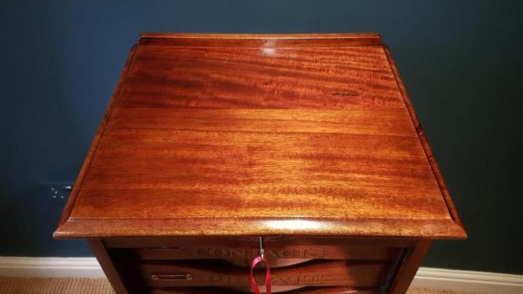Victorian Mahogany Estate File Cabinet  - Image 2