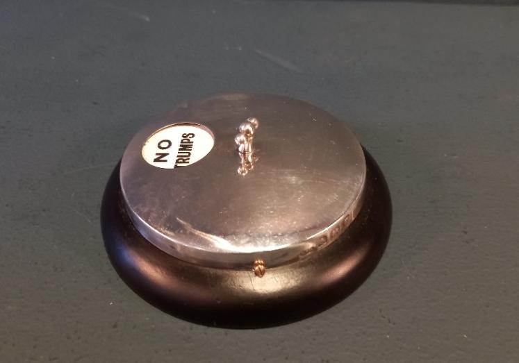 Antique Silver & Ebony Whist Marker - Image 5