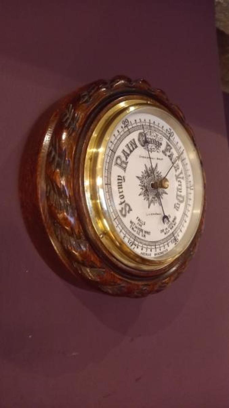 Antique Casatelli of London Ship's Barometer - Image 1