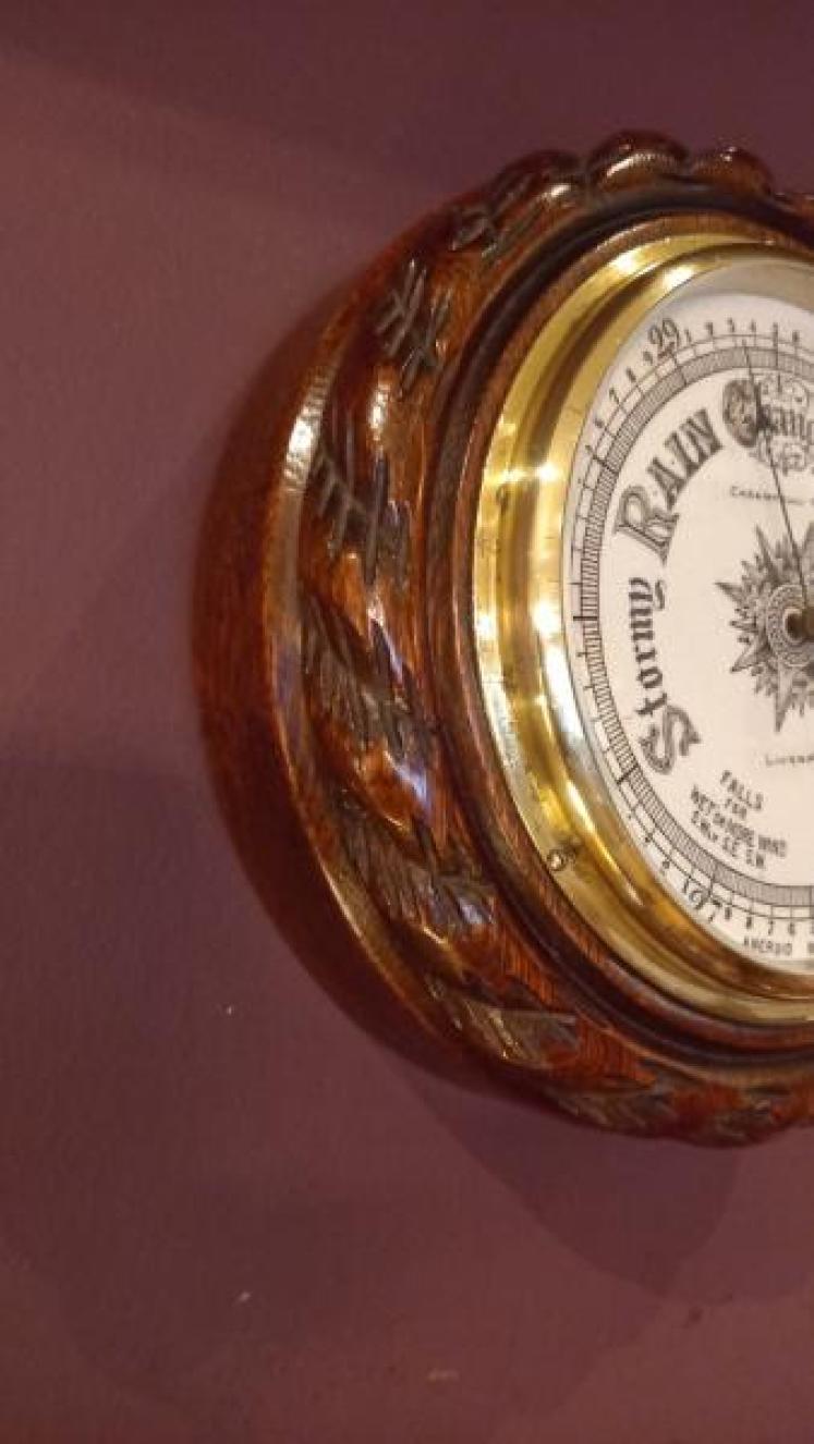 Antique Casatelli of London Ship's Barometer - Image 2