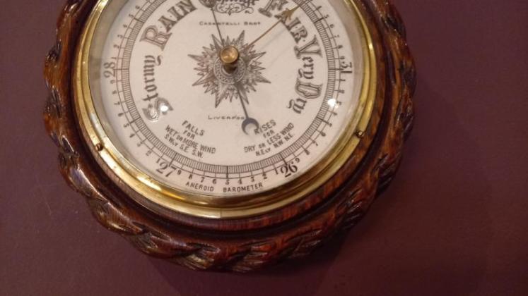 Antique Casatelli of London Ship's Barometer - Image 5