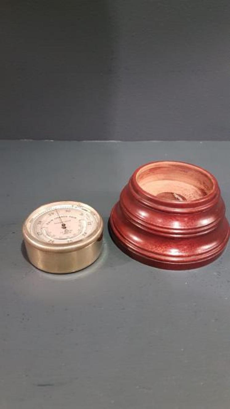 Victorian Pocket Barometer and Stand - Image 1