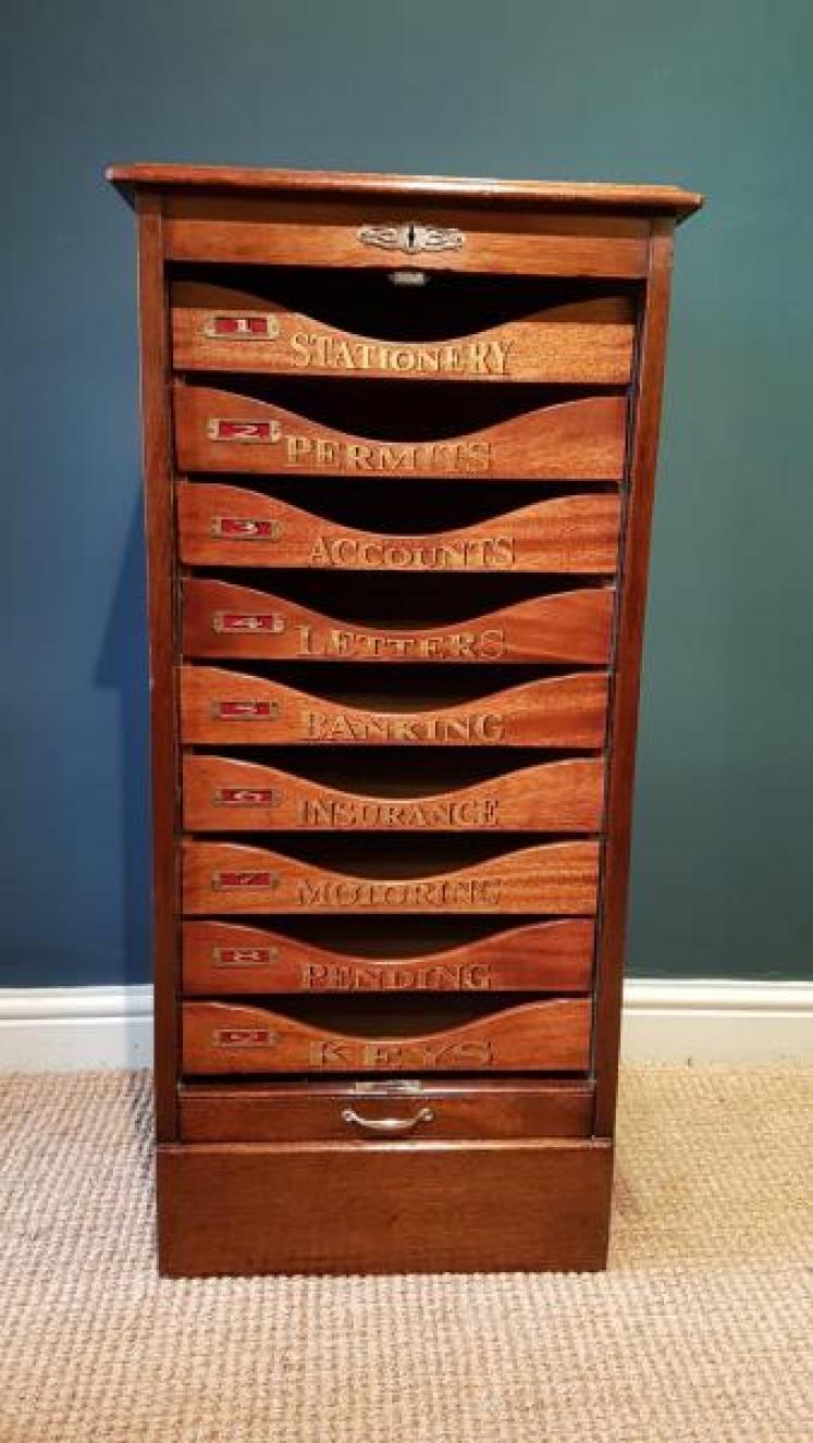 Superior Edwardian Estate File Cabinet - Image 1