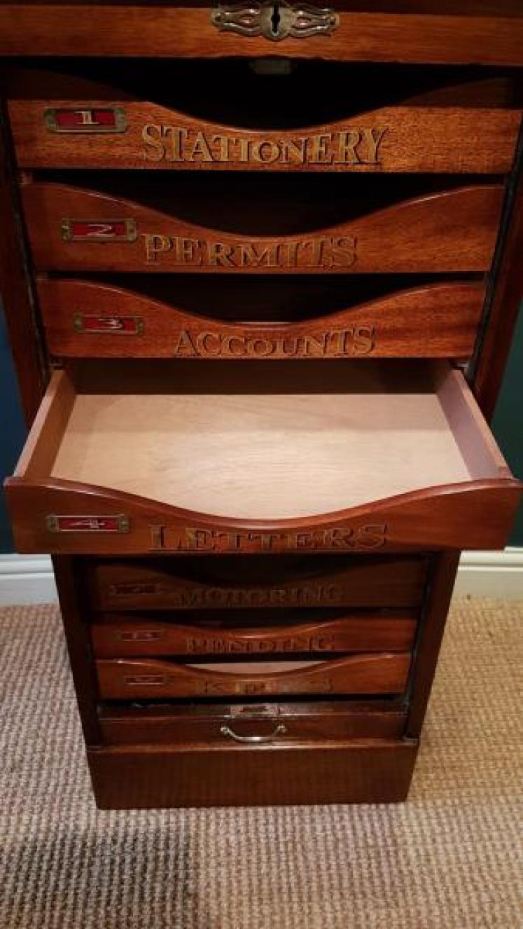 Superior Edwardian Estate File Cabinet - Image 4