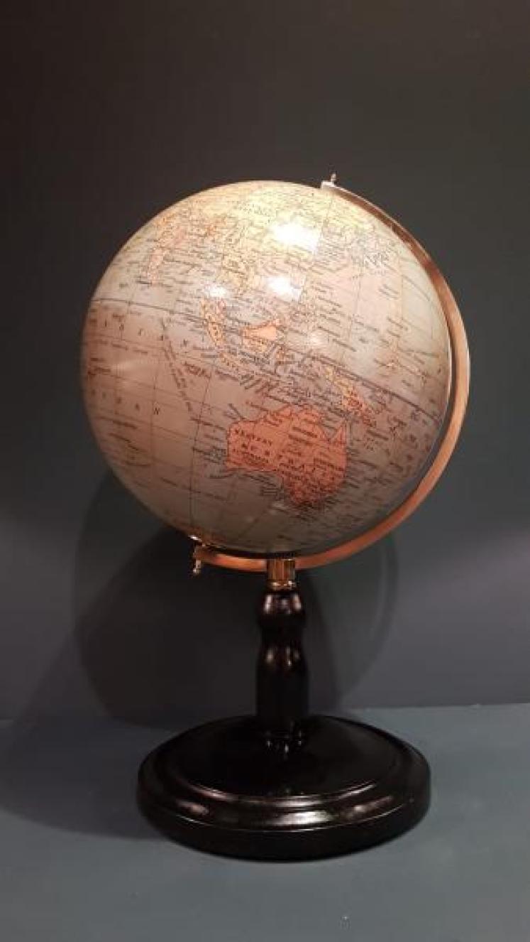 1940's Geographica Papier Mache 10" Globe  - Image 1