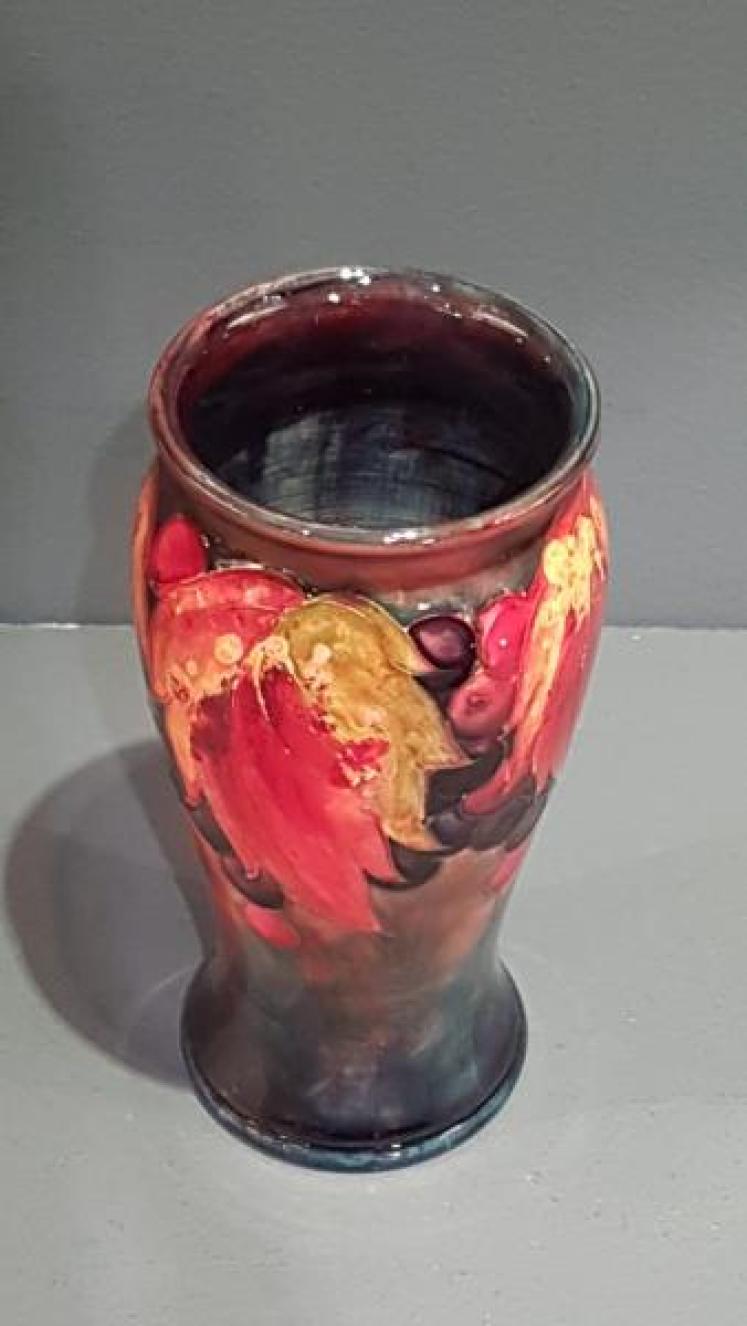 Moorcroft Leaf and Berries Flambe Vase - Image 1