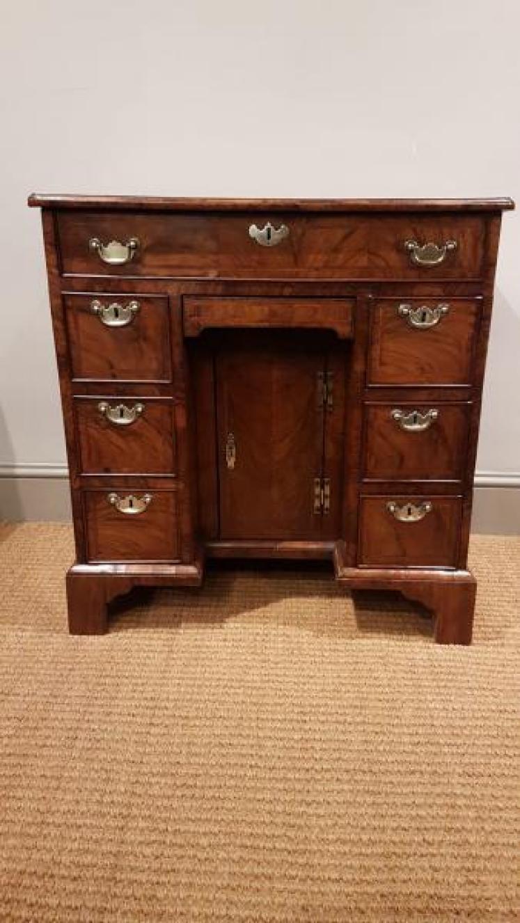 Superb George I Walnut Kneehole Desk  - Image 1
