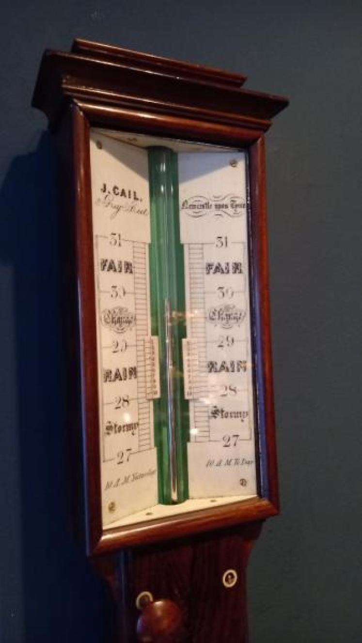Early Victorian Rosewood Newcastle Stick Barometer - Image 2
