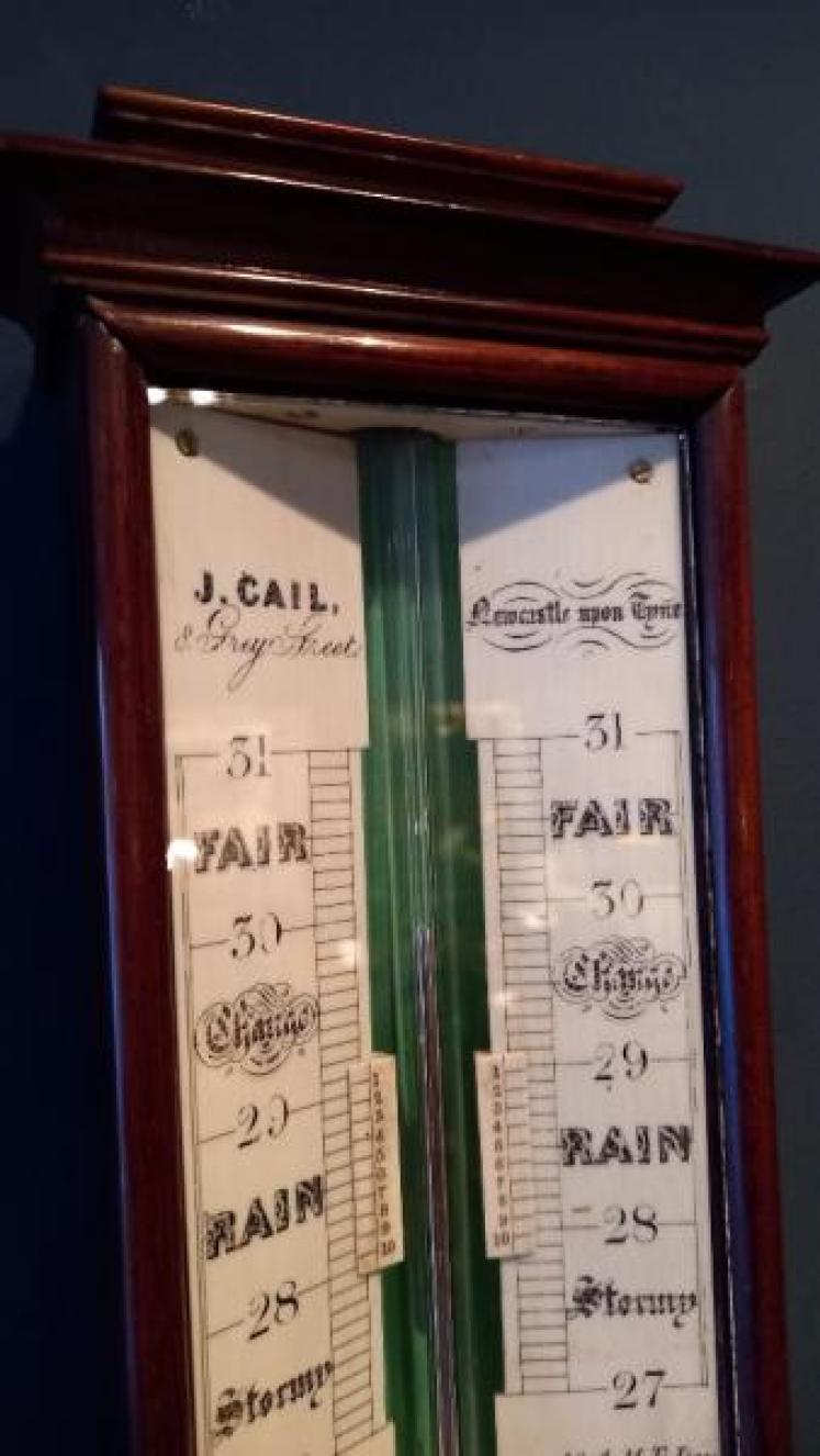 Early Victorian Rosewood Newcastle Stick Barometer - Image 3