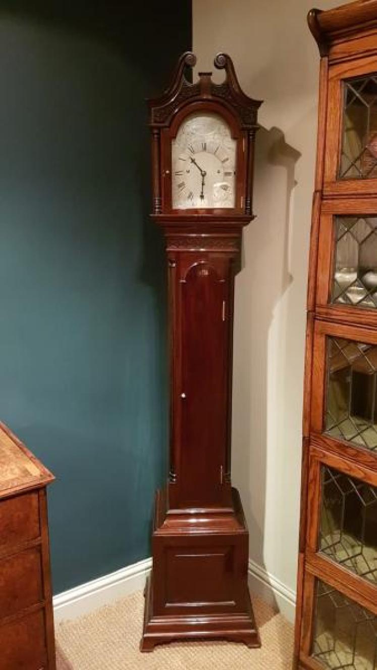Superb Edwardian Three Train Grandmother Clock - Image 1