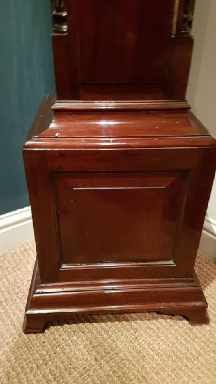 Superb Edwardian Three Train Grandmother Clock - Image 7