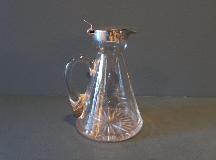 Antique Silver Whisky Noggin Decanter - Image 1