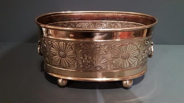 Victorian Brass Planter - Image 1
