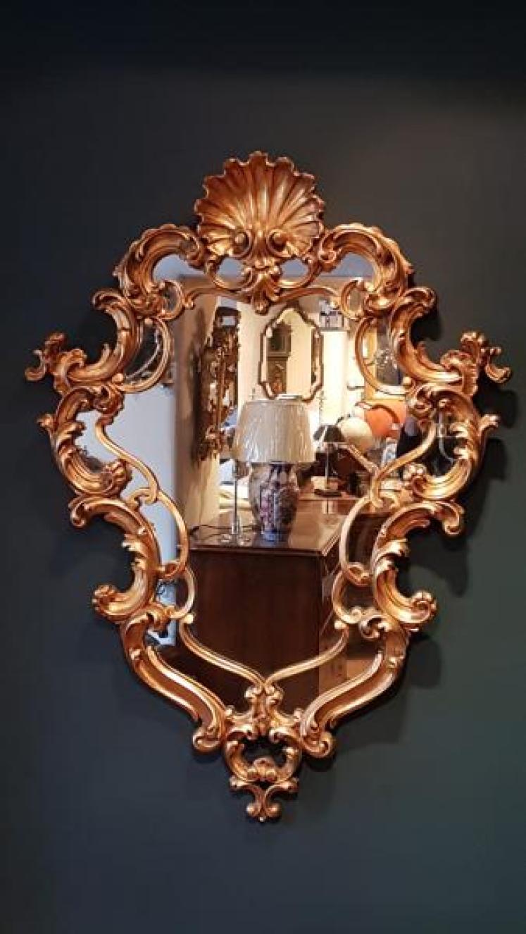 Superb Timber Gilt Mirror - Image 1