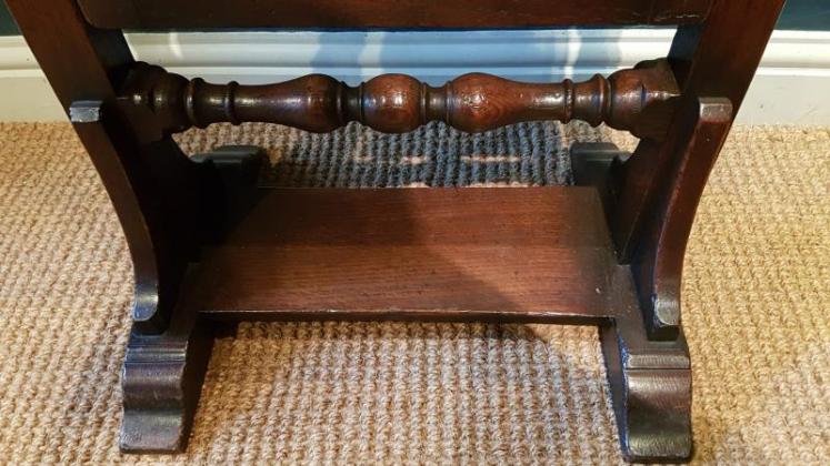 Edwardian Oak Cheval Mirror - Image 6