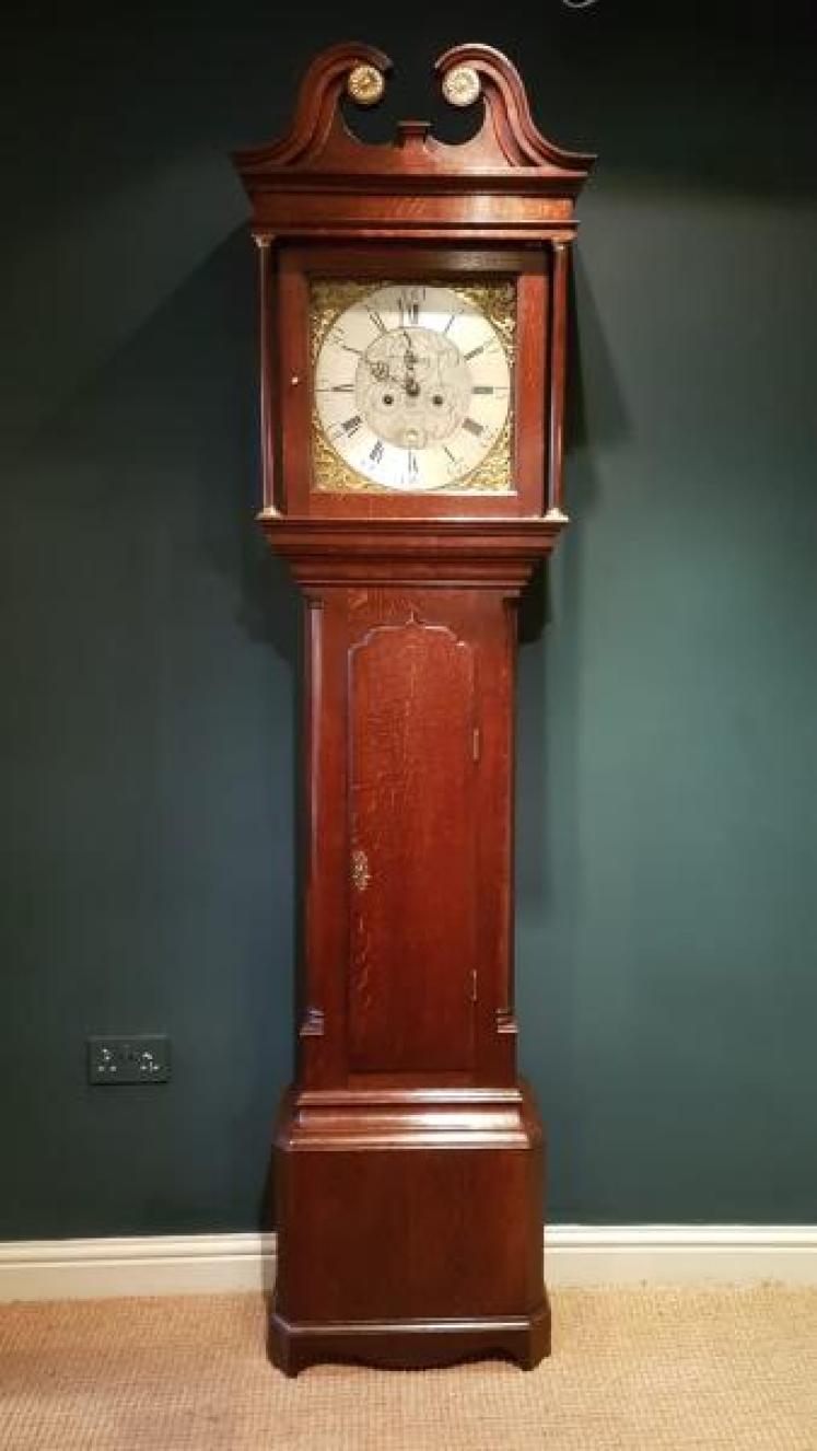 Fine Mid Georgian Preston 8 Day Longcase Clock - Image 1