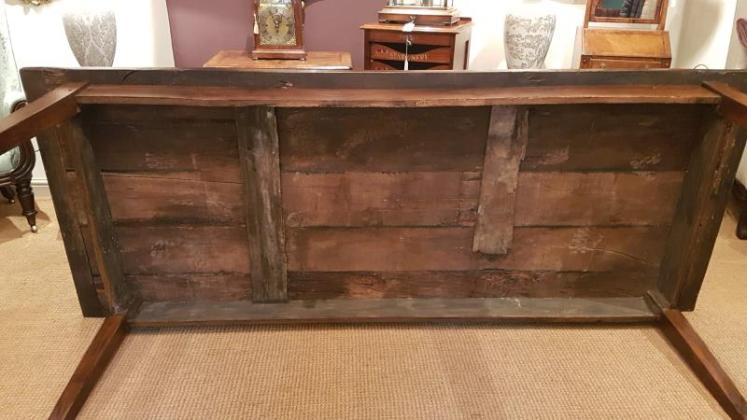 George III Oak 10 Seat Farmhouse Table - Image 5