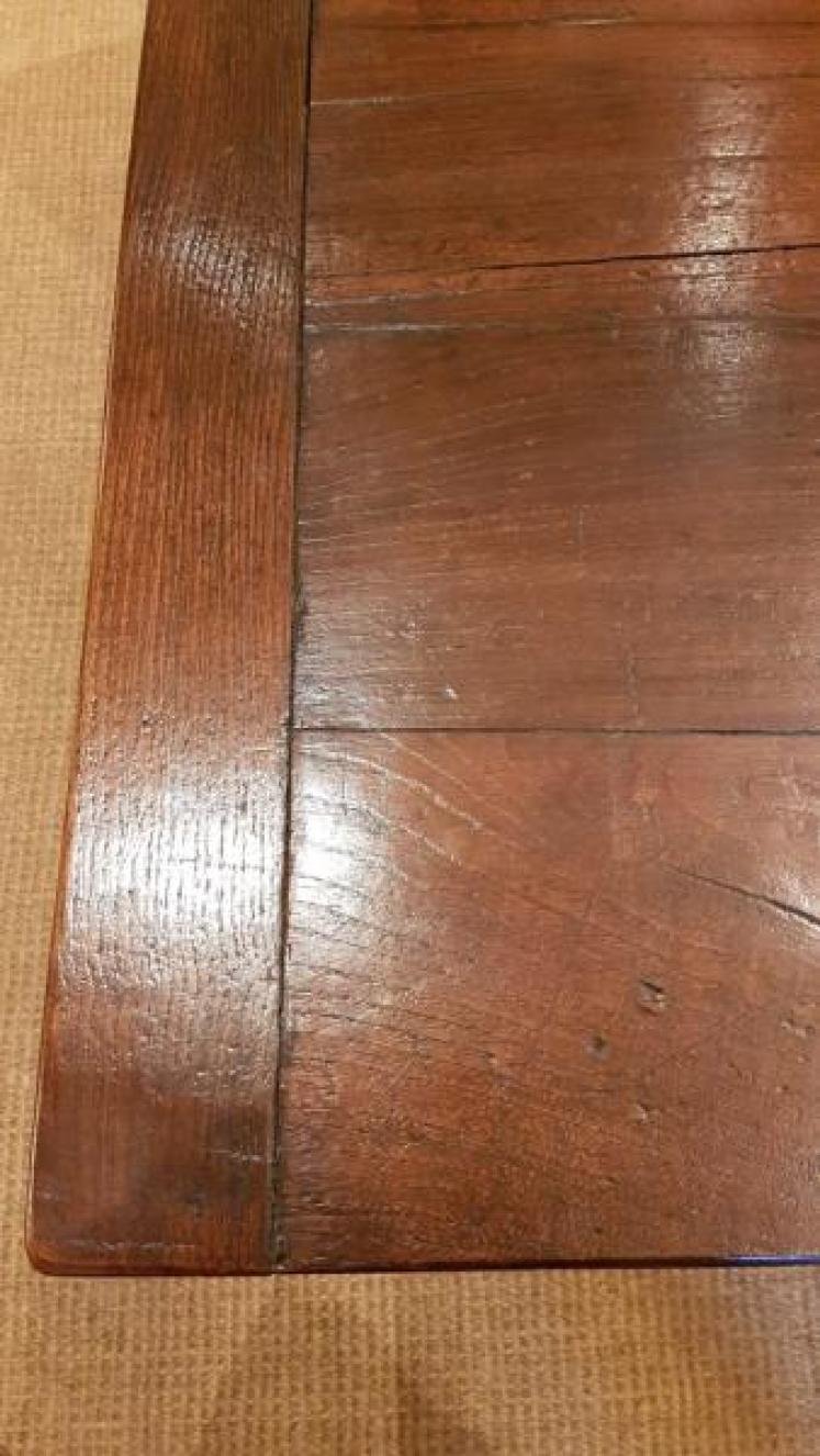 George III Oak 10 Seat Farmhouse Table - Image 6