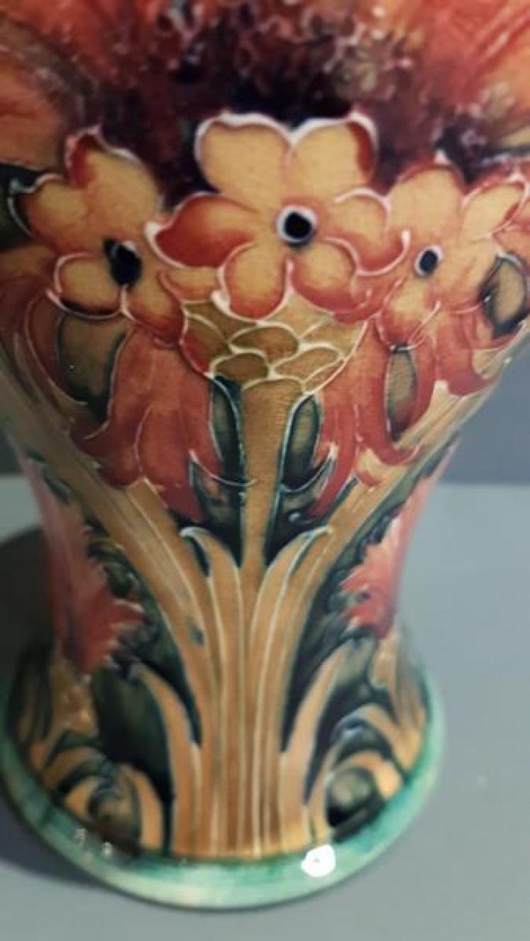 Moorcroft Cornflower Vase - Image 3