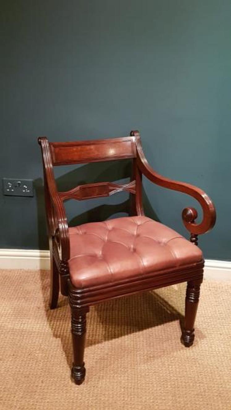 Regency Period Desk Chair - Image 1