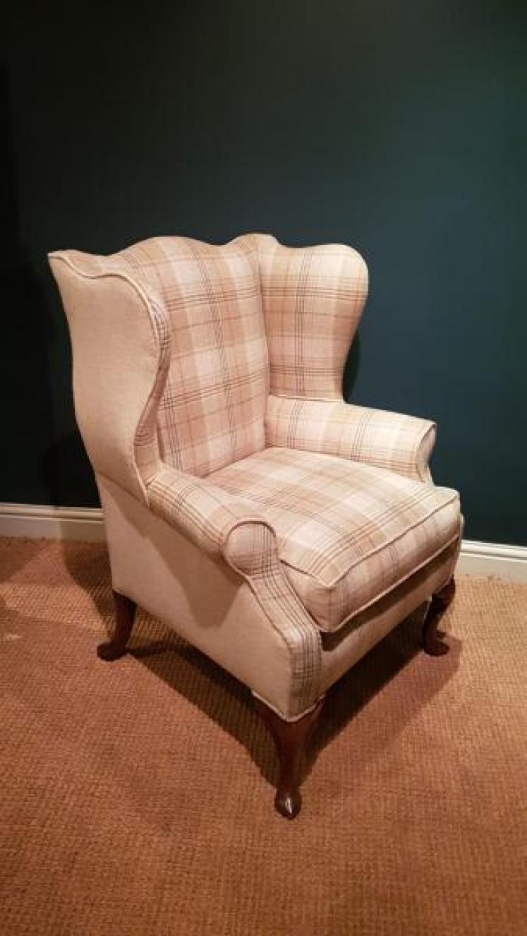 Stylish Victorian Wing Back Arm Chair - Image 2