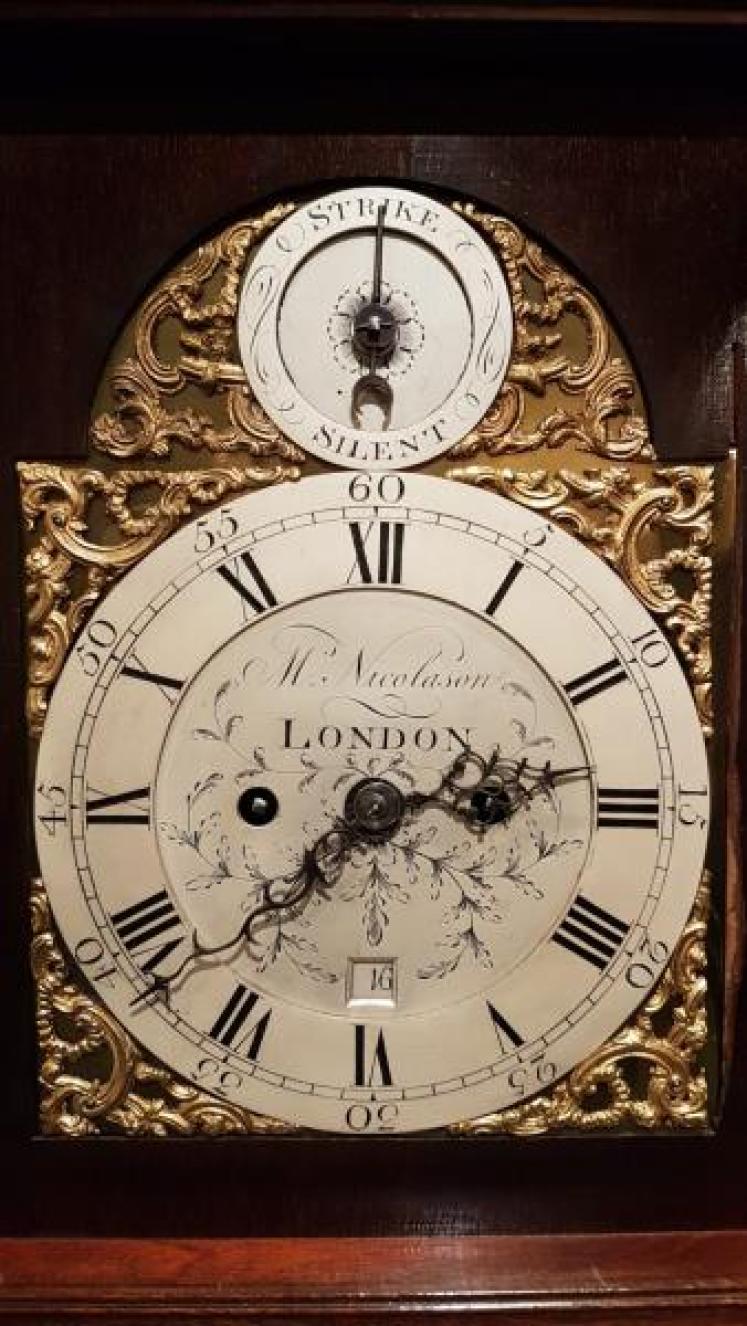 Fine Quality George III Double Fusse Bracket Clock - Image 4